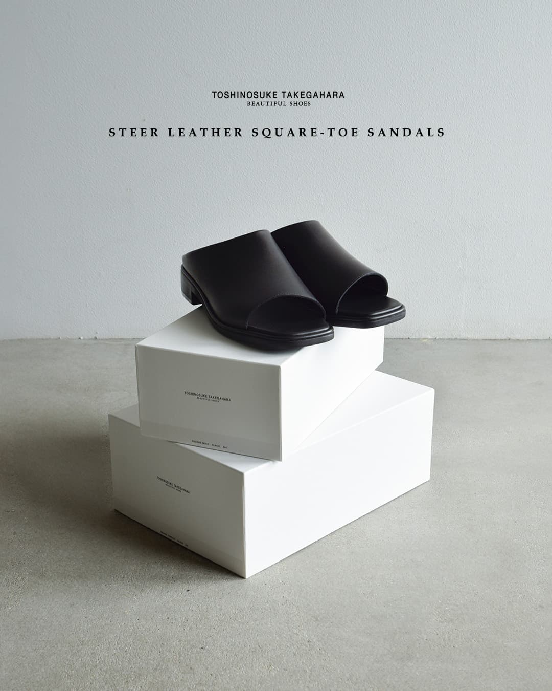 BEAUTIFUL SHOES（ビューティフルシューズ） ステアレザー スクエア