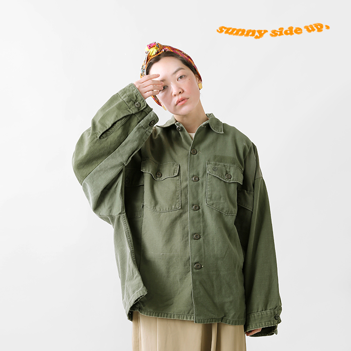 Sunny Side Up サニーサイドアップリメイクアーミーシャツ RE 8FOR1 
