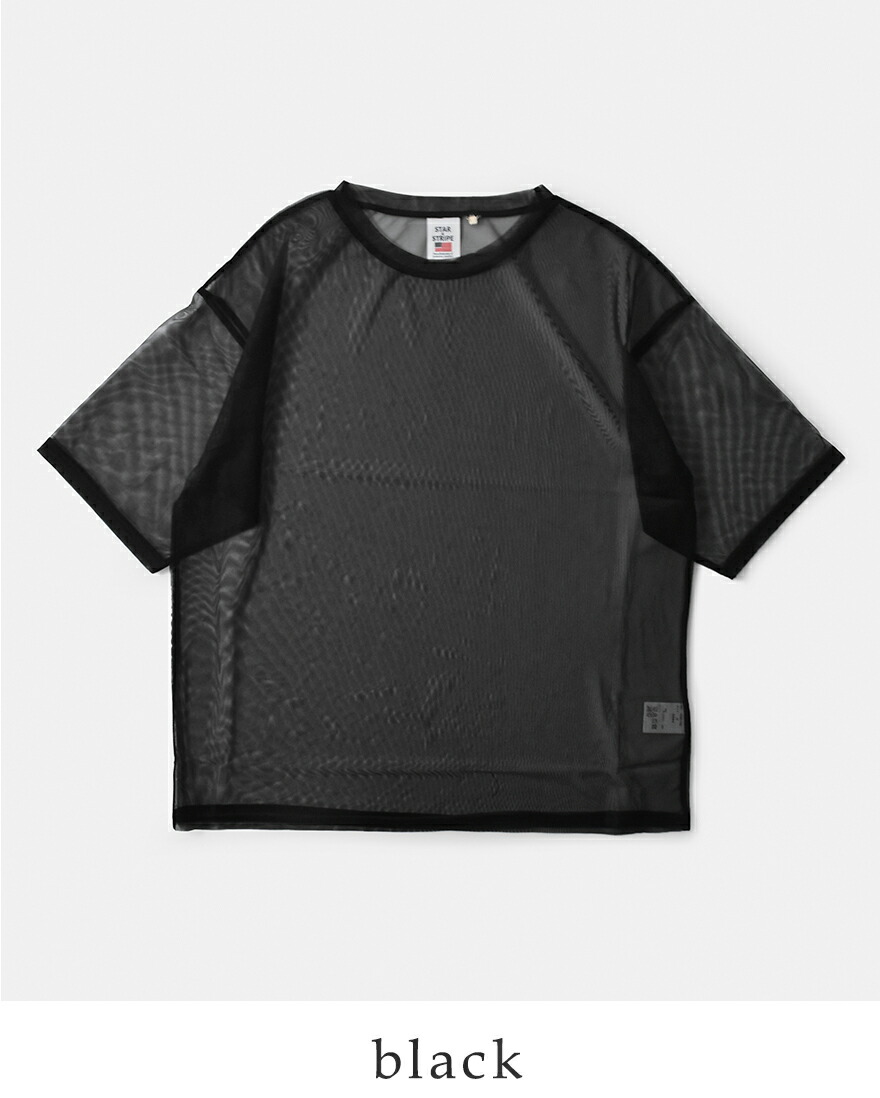 【関税込】 袖なし Tシャツ - ブラック STAR&STRIPE 【40%OFF】ゆうパケット選択可 スターアンド