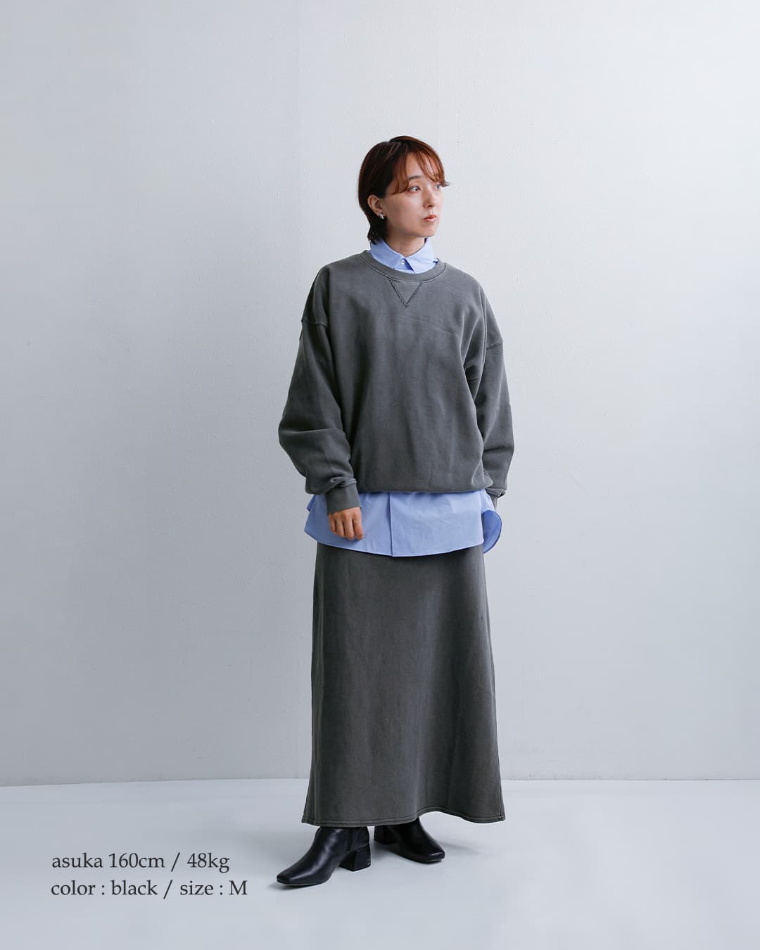 STARANDSTRIPEットン クルーネック スウェットシャツ ssmd-259