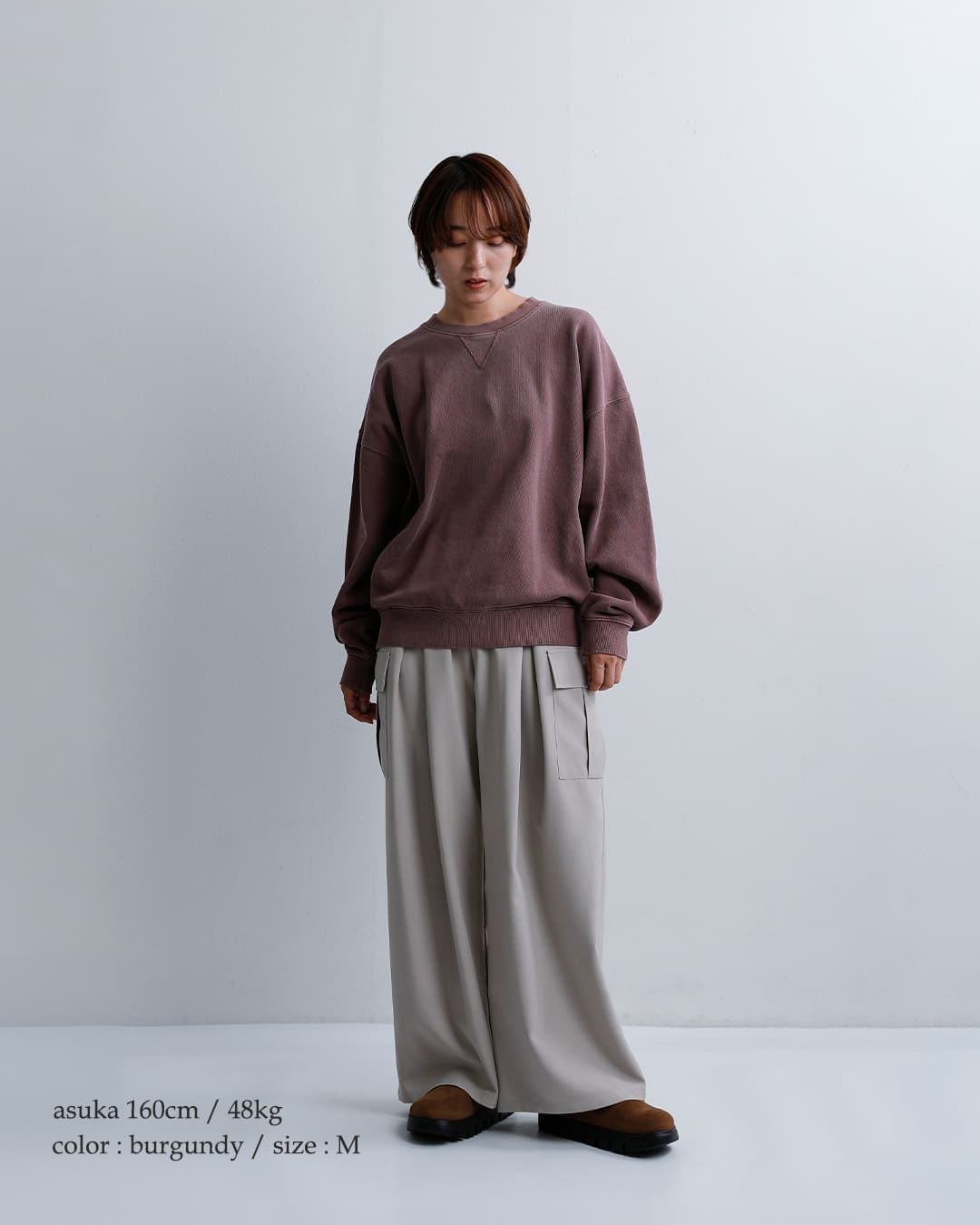STARANDSTRIPEットン クルーネック スウェットシャツ ssmd-259