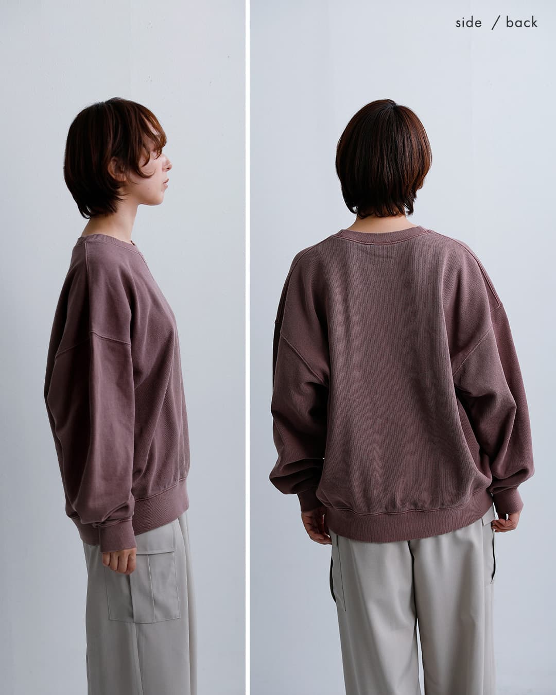 STARANDSTRIPEットン クルーネック スウェットシャツ ssmd-259