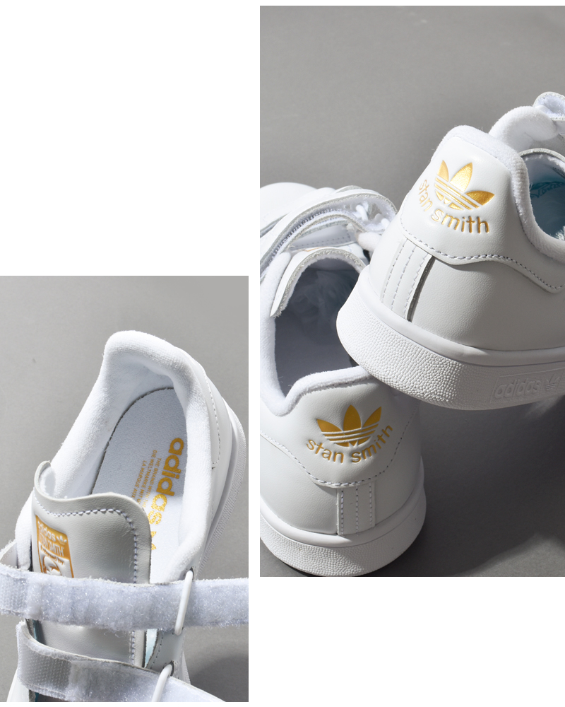 adidas Originals(アディダス オリジナルス)スタンスミスベルクロレザースニーカー“STANSMITHCF”stan-smith-cf-same1