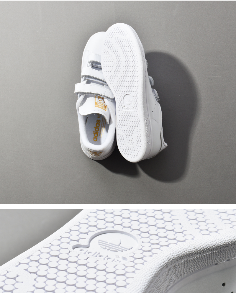 adidas Originals(アディダス オリジナルス)スタンスミスベルクロレザースニーカー“STANSMITHCF”stan-smith-cf-same1
