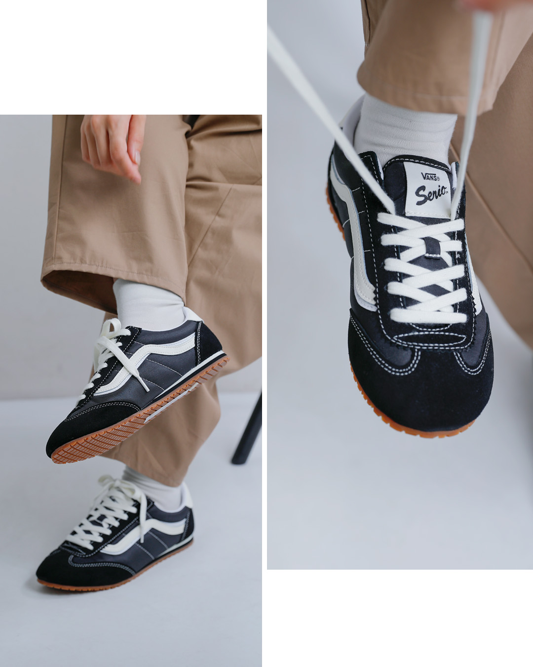 Vans(ヴァンズ)スーパーロープロ レザーアッパー スニーカー Super Lowpro super-lp