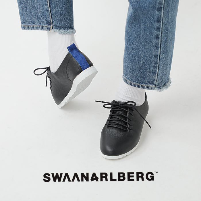 SWAAN4RLBERGカウレザーレースアップホールカットシューズ“LaceUpShoes”sw-l01-l01