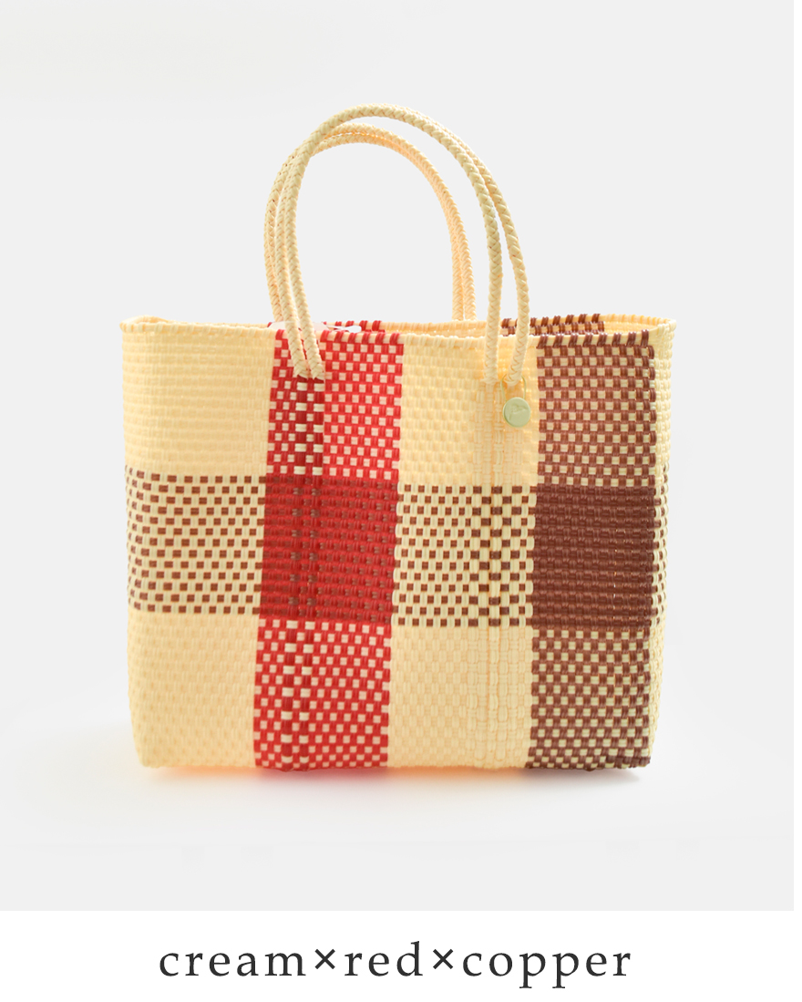 Letra（レトラ） メルカドバッグ Sサイズ TABLERO 3COLORS CHECK ARENA