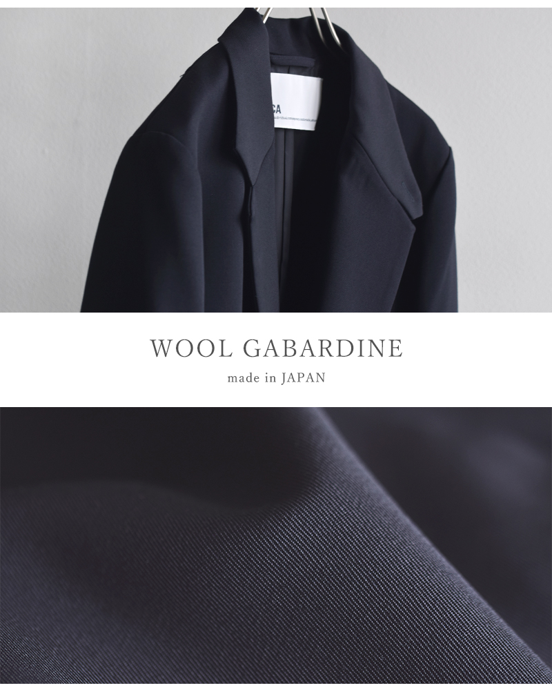 TICCA（ティッカ） ウールサージ ダブル ジャケット tbea-221