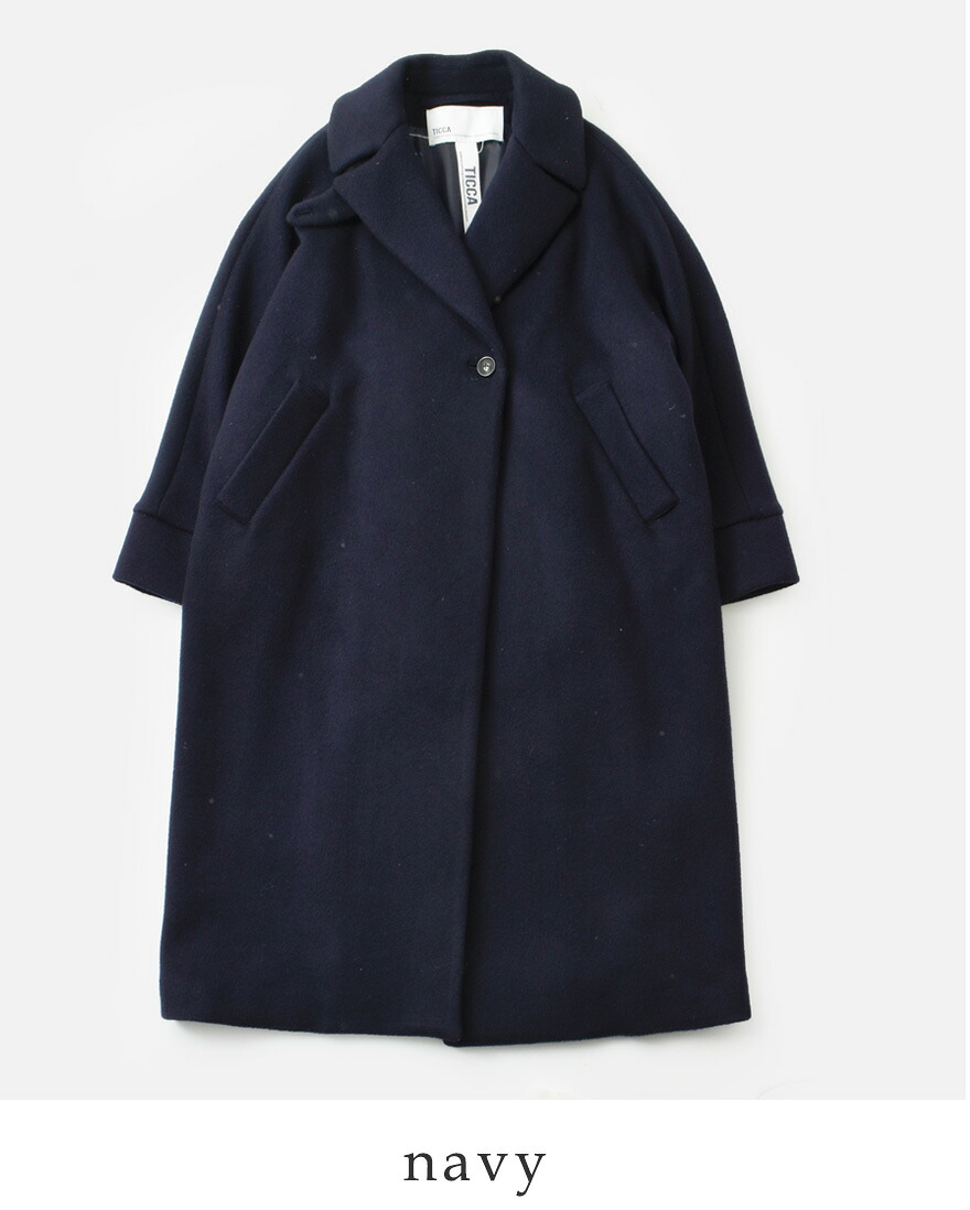 TICCA（ティッカ） ウール ロング テントコート tbfa-205 レディース