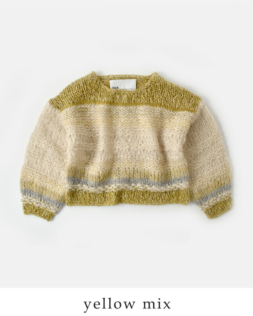 TICCA ティッカ　ニット　プルオーバー TICCA（ティッカ） セール【30%OFF】ティッカ モヘア ウール混 ハンド
