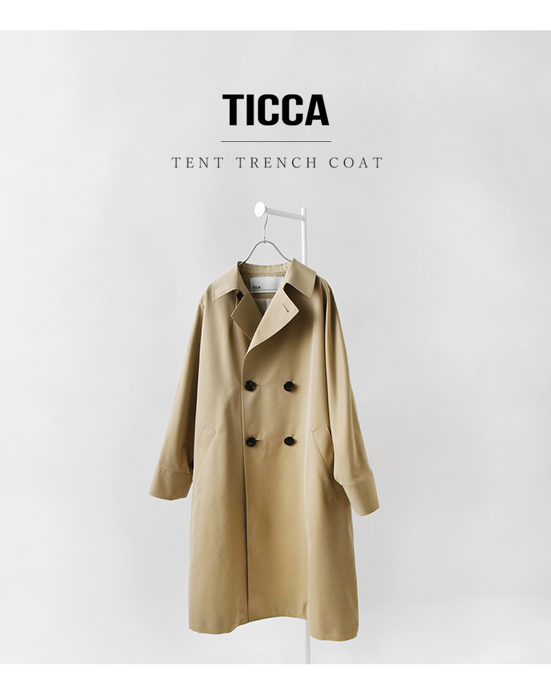TICCA ティッカ コットン テント トレンチ コート tbes-171