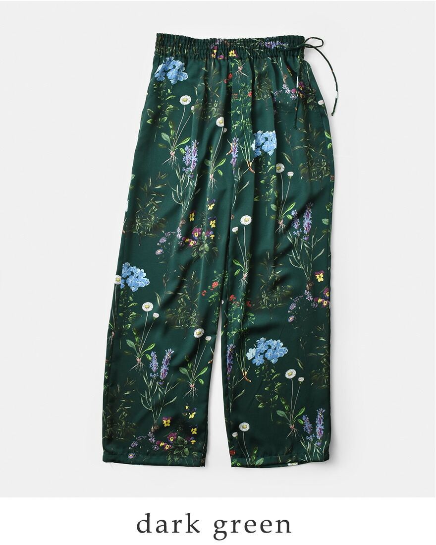 TICCA 【クーポン対象】ティッカ フラワー プリント パンツ tbes