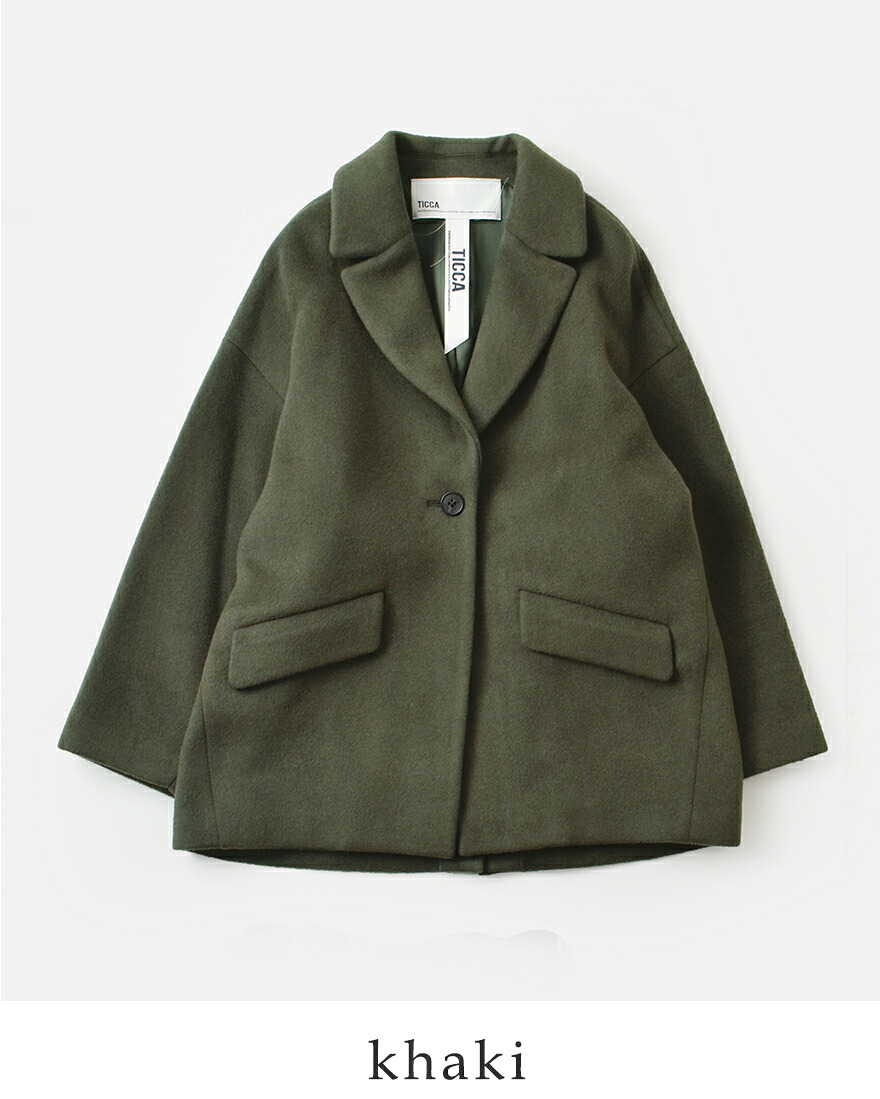 TICCA（ティッカ） ウール ジャケット コート tbfa-203 レディース