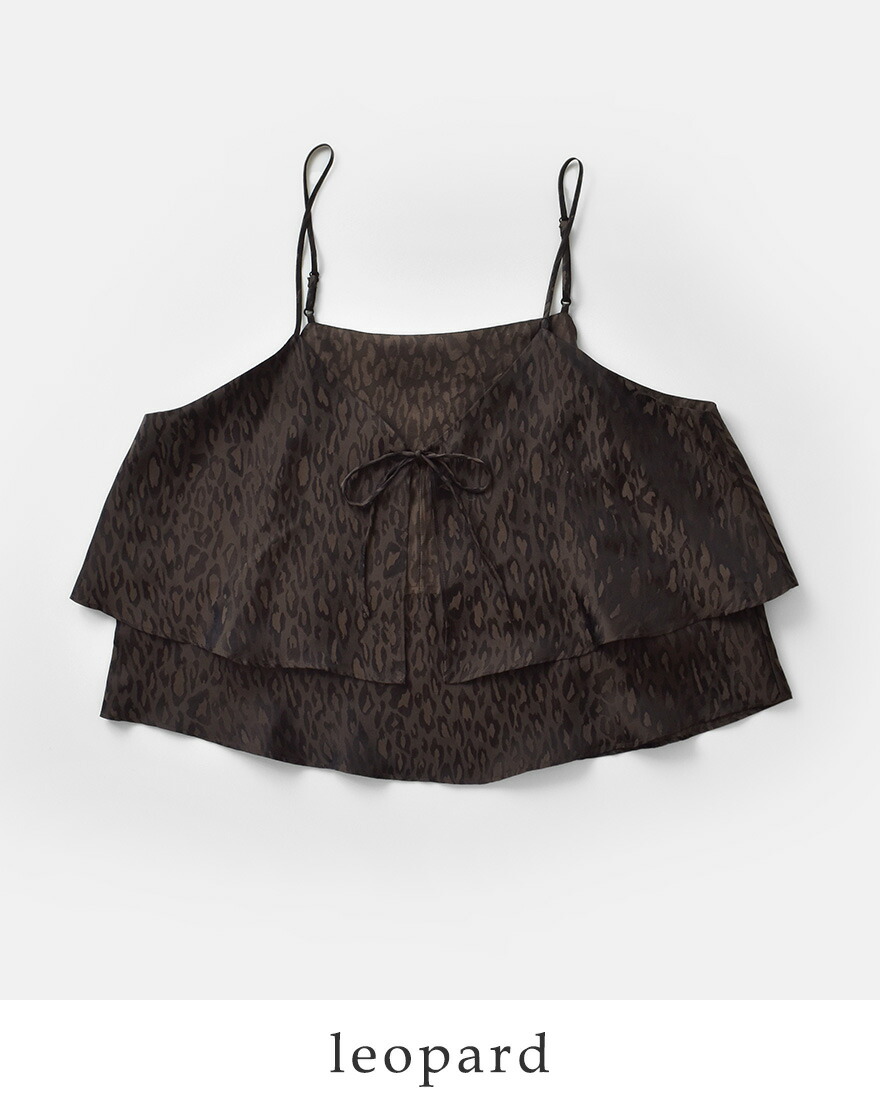 Spick and Span TICCA 2WAY レオパードビスチェ TICCA / ティッカ レオパード2wayビスチェ（キャミソール）｜Spick and