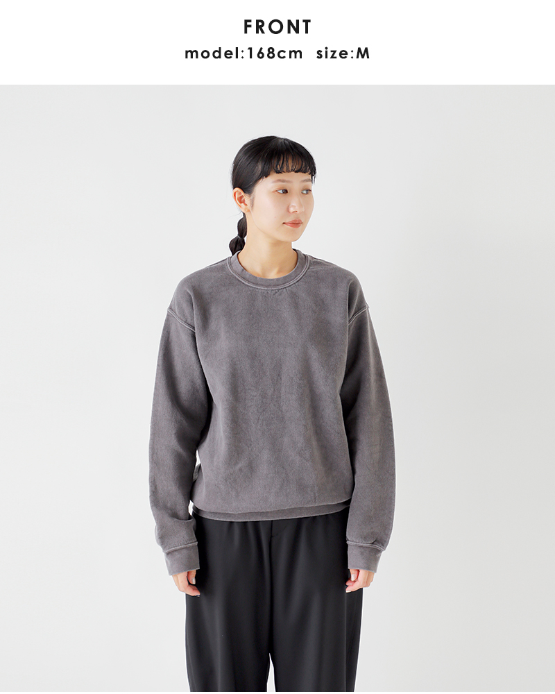 TOWNCRAFT（タウンクラフト） フリース 90s ピグメント クルーネック