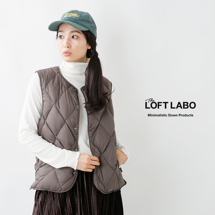 The Loft Labo(ロフトラボ)×NANGA(ナンガ)リバーシブルキルティングダウンベスト“LOPY-4” tl21fjk53