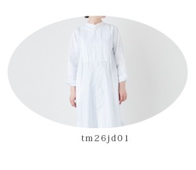 TOUJOURS(トゥジュー)
シャツワンピース Bosom Shirt Dress tm26jd01
