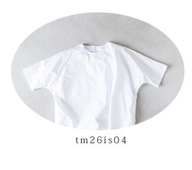 TOUJOURS(トゥジュー)
クルーネックシャツCrew Neck Sack Shirt tm26is04