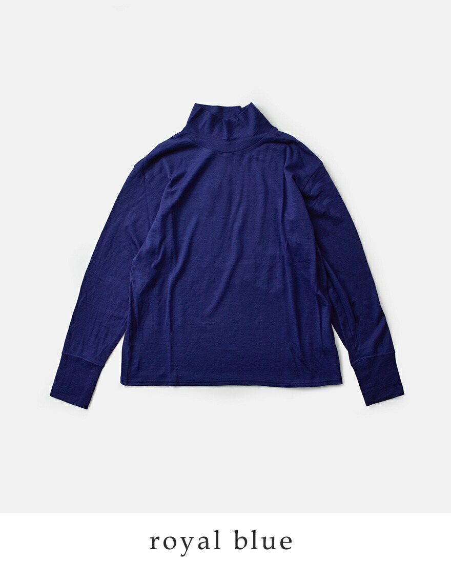 ティシュ tissu ウォッシャブル ウール天竺 タートルネック プル