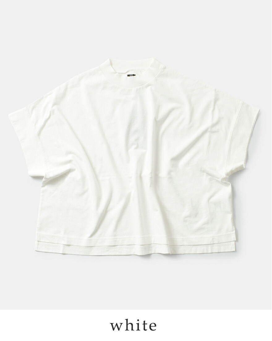 tissu ティシュ クラシック天竺 モックネック ドルマン Tシャツ ts250ct086  レディース 【クーポン対象】 tissu ティシュ クラシック天竺 モックネック ドルマン Tシャツ