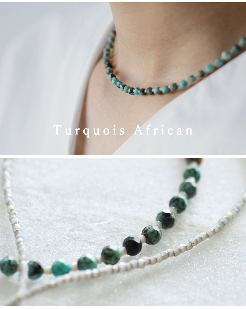 Joli & Micare ジョリー&ミカーレ アフリカン ターコイズ グラスビーズ