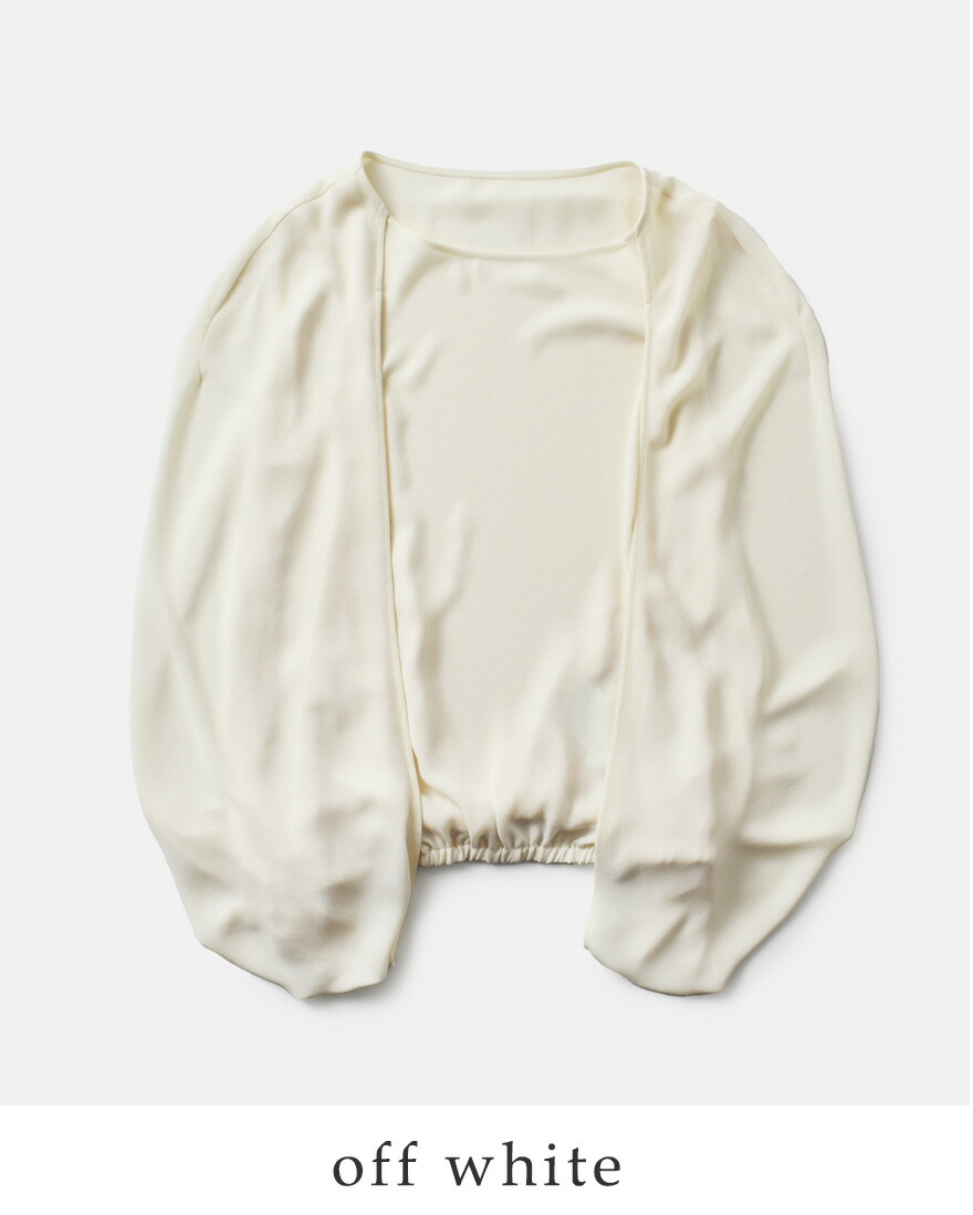 DONEEYU 【60%OFF】ドニーユ ジョーゼット 2way ケープ ブラウス