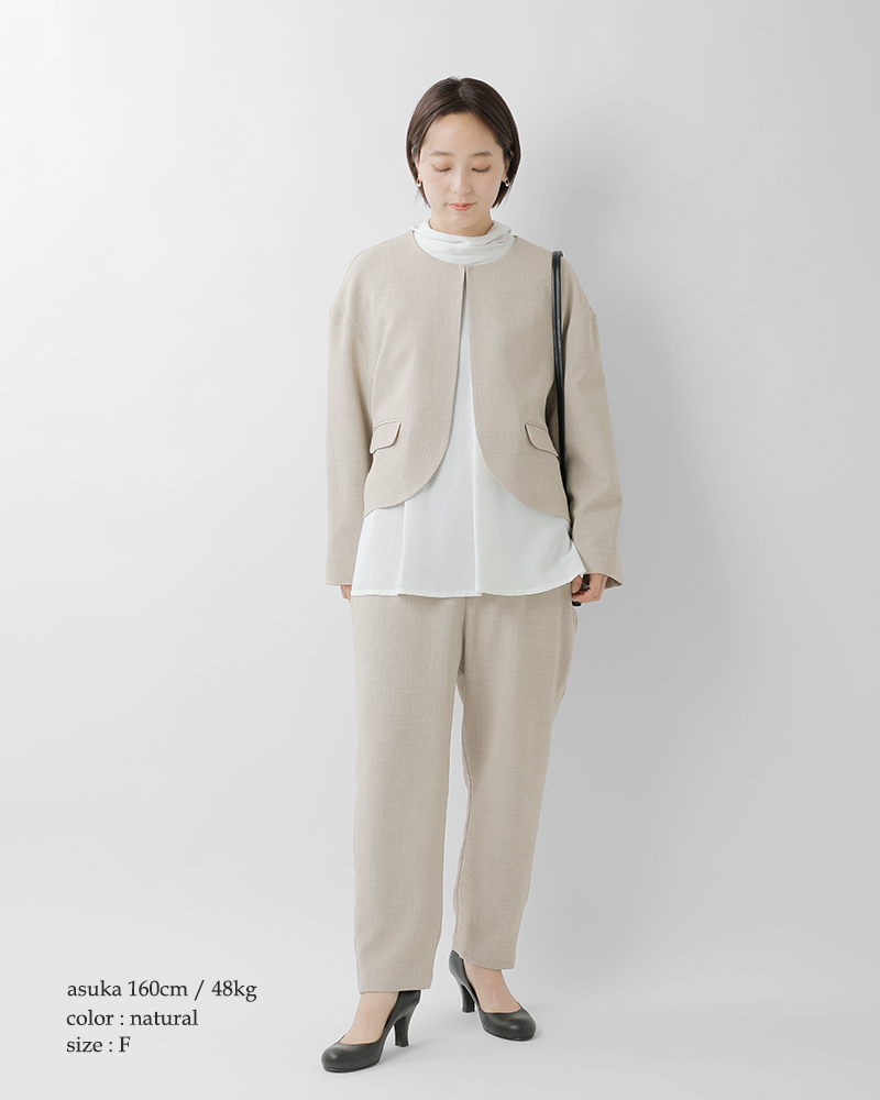 Cinq（サンク） セール【40%OFF】アンサンク un cinq クレープ ノー