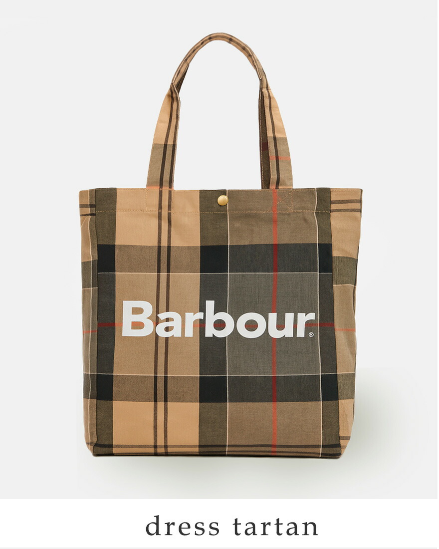 Barbour（バブアー） テルフィールド タータンチェック トートバッグ