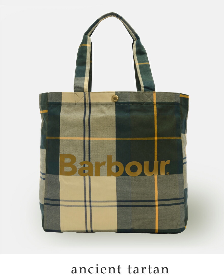 Barbour（バブアー） テルフィールド タータンチェック トートバッグ