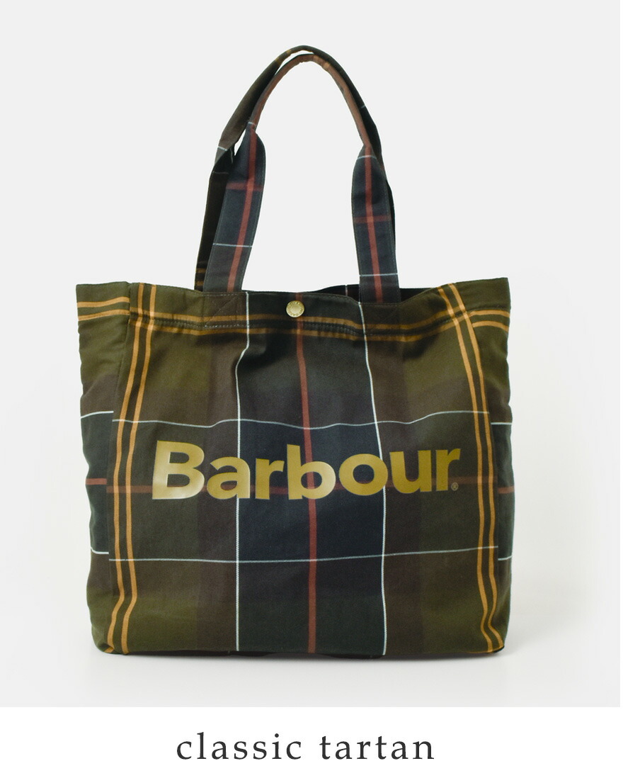 Barbour（バブアー） テルフィールド タータンチェック トートバッグ