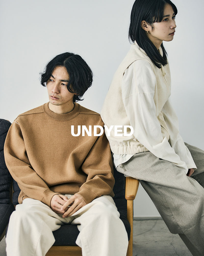 40%OFF】アンダイド UNDYED aranciato別注 オーガニック