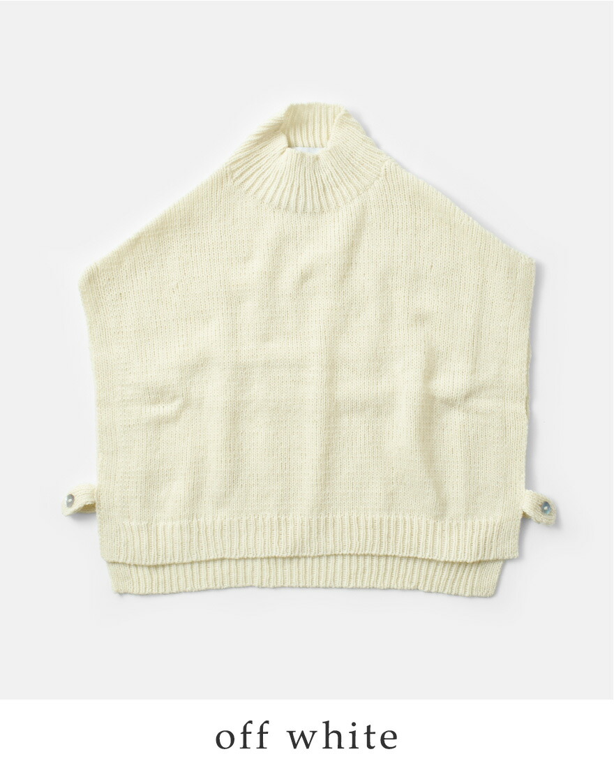 ユティリテ utilite ペルーハイランドウール モックネック ベスト