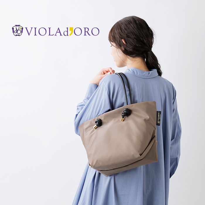 未使用近　ヴィオラドーロ イタリアンスプリットレザー フラップトート VIOLAd'ORO｜ヴィオラドーロ ｜イタリアンスプリットレザー フラップ