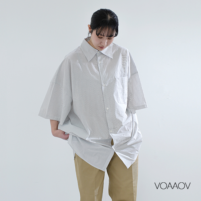 VOAAOV（ヴォアーブ） セール【50%OFF】ヴォアーブ コットン 半袖 