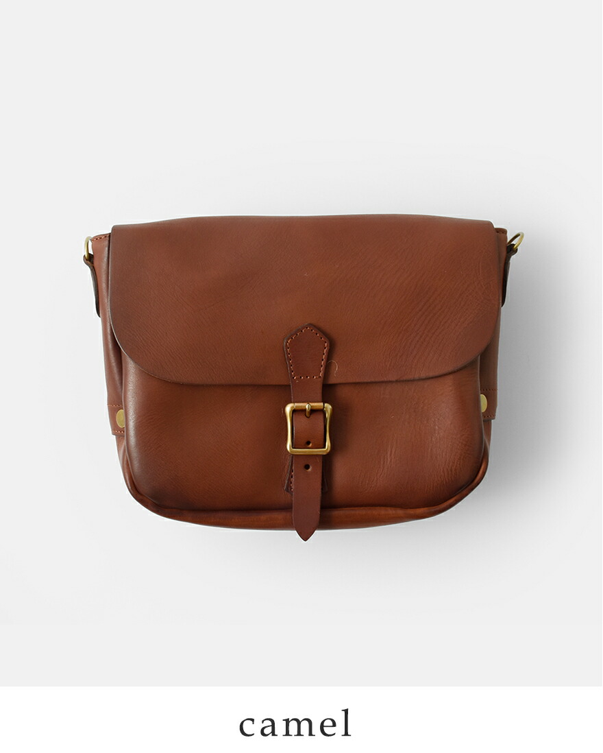 ヴァスコ VASCO OLDOIL レザー ポストマン プレーン ショルダーバッグ スモール LEATHER POSTMAN SHOULDER BAG SMALL vs-249l  ユニセックスの画像