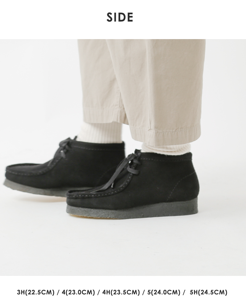 【日本製低価】クラークス　ブーツ　23.5 ブラック 靴
