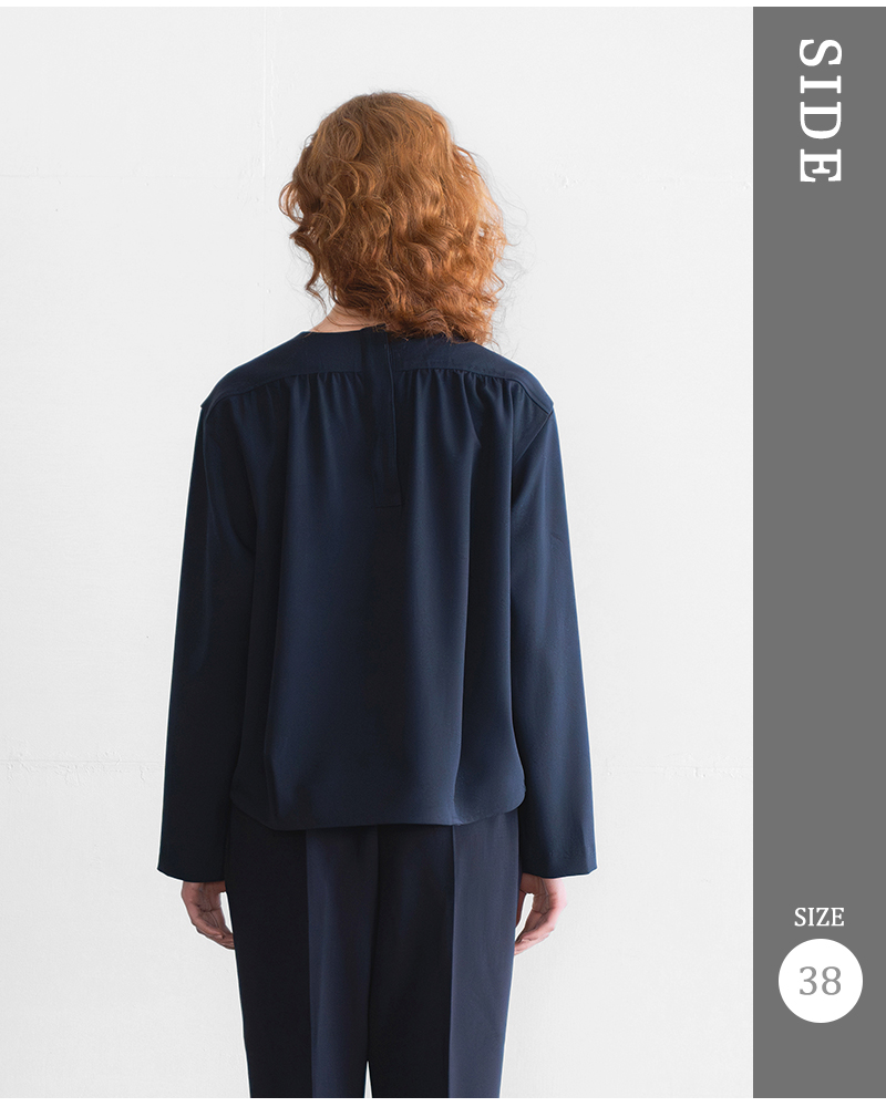 【30%OFF】ホワイト whyto ヘム タック トップス ブラウス hem tuck tops wht24fbl4051 レディース WHYTO 【30%OFF】ホワイト whyto ヘム タック トップス ブラウス