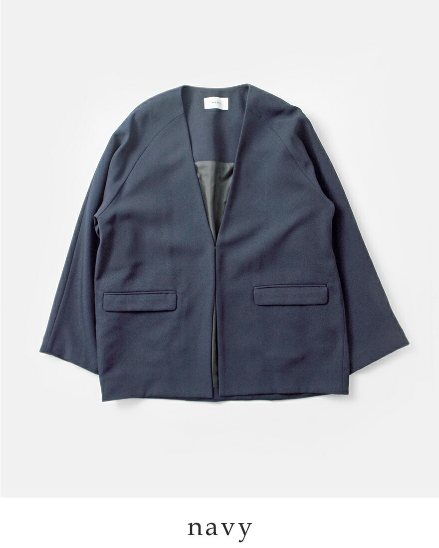 WHYTO（ホワイト） whyto Vスリット オーバー ジャケット v slit over