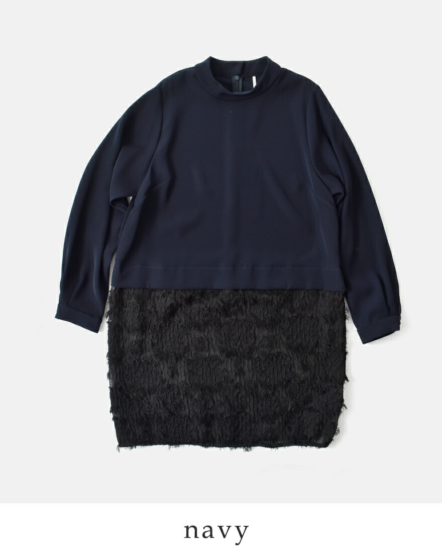 ホワイト whyto  レースコンビネーション ショートドレス lace combination short dress wht25fbl4078 レディース  春夏 2026ss新作 | WHYTO | 01