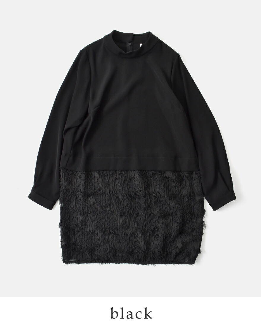 ホワイト whyto  レースコンビネーション ショートドレス lace combination short dress wht25fbl4078 レディース  春夏 2026ss新作 | WHYTO | 02