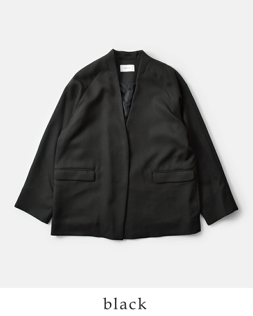 WHYTO（ホワイト） シックツイード オーバー ジャケット chic tweed