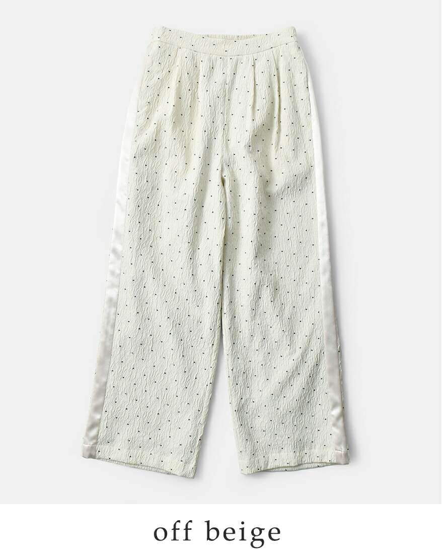 WHYTO（ホワイト） セール【50%OFF】ホワイト ドット サイドライン