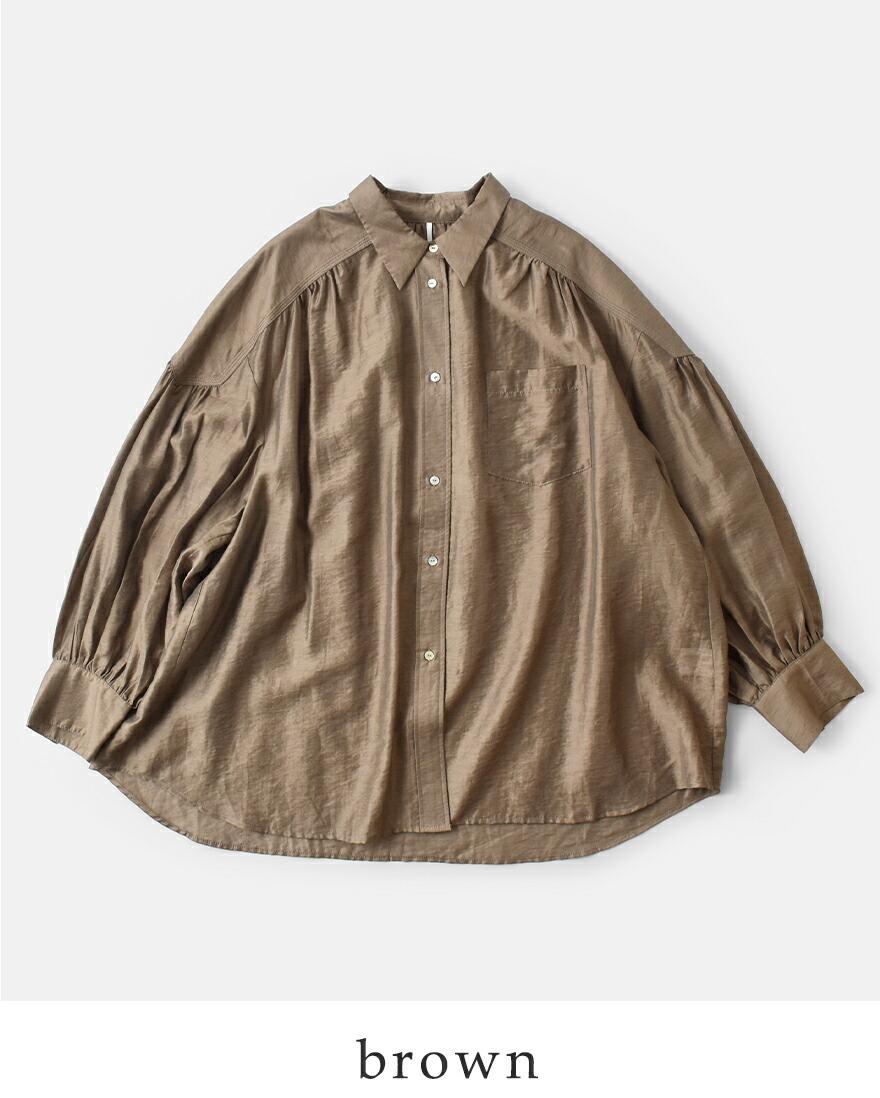WHYTO 【50%OFF】ホワイト whyto シアー ボリューム ブラウス