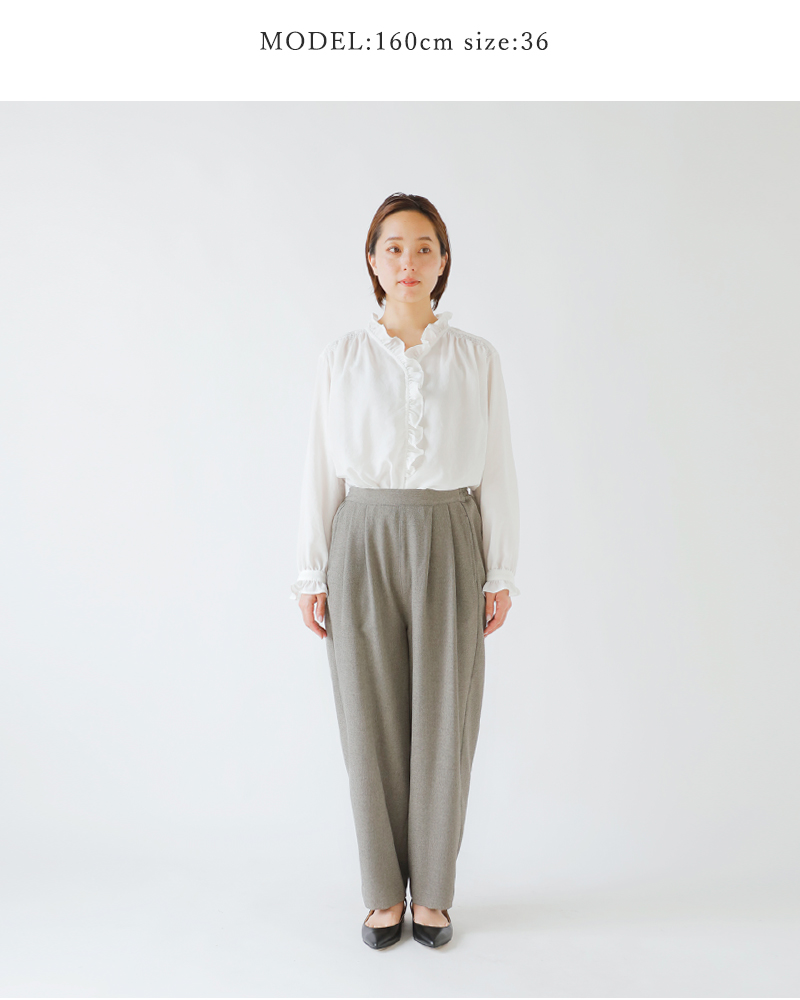whyto(ホワイト)ラウンドテーパードパンツ“roundtaperedpants”wht25hpt4047
