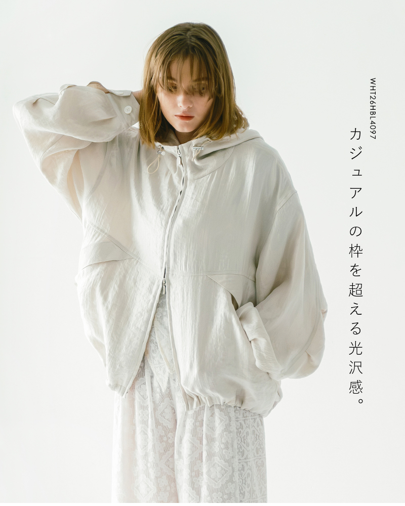 ドロストフーディーブルゾン　DRAWSTRING HOODIE BLOUSON ドロストブルゾン｜DRAWSTRING BLOUSONの通販｜regleam