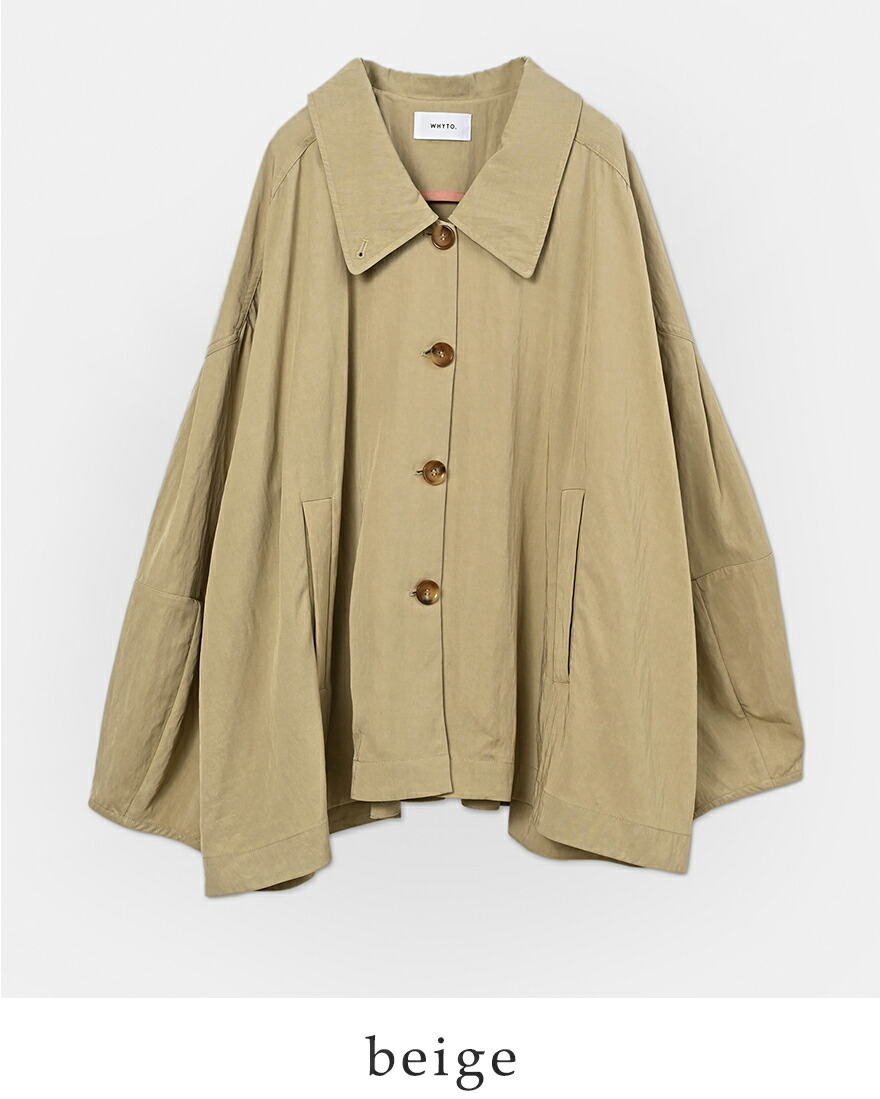 WHYTO（ホワイト） テントライン ジャケット tent line jacket