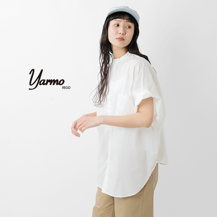新品未使用タグ付◎Yarmo ヤーモ ナイトシャツ 白 YAR-21SS S16 000000025561_4sCeDpt.jpg