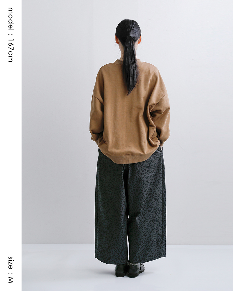 Yarmo（ヤーモ） レオパード ツイル ワーク パンツ yar-26ss-p28
