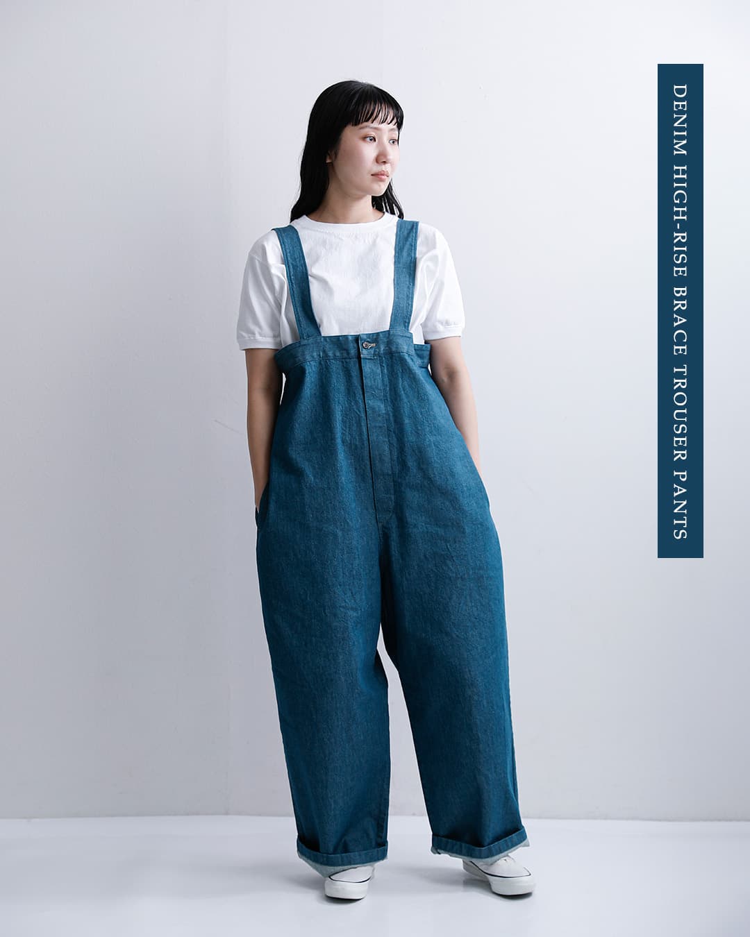 Yarmo（ヤーモ） セール【30%OFF】ヤーモ デニム ハイライズ ブレース