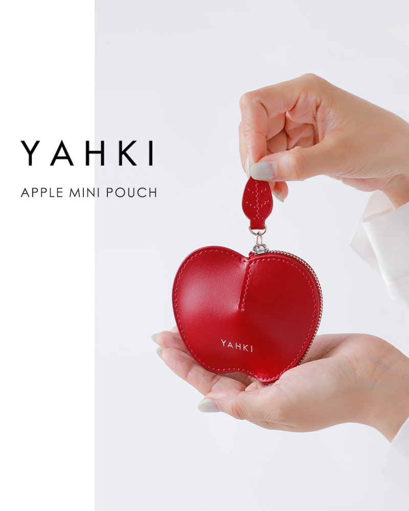 YAHKI（ヤーキ） スムースレザー アップル ミニポーチ yh-725